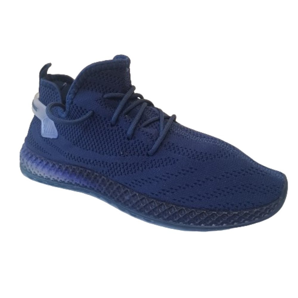 PONY PP1-Yasso Men's Sport Sneakers Size 11 Blue Low Top Lightweight Knitted upp